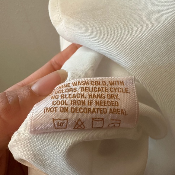 S by Serena Williams White Button Down Button Up Shirt New with Tags - 2XL - Picture 8 of 16